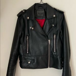 Blank NYC - motorcycle jacket - faux leather- XS